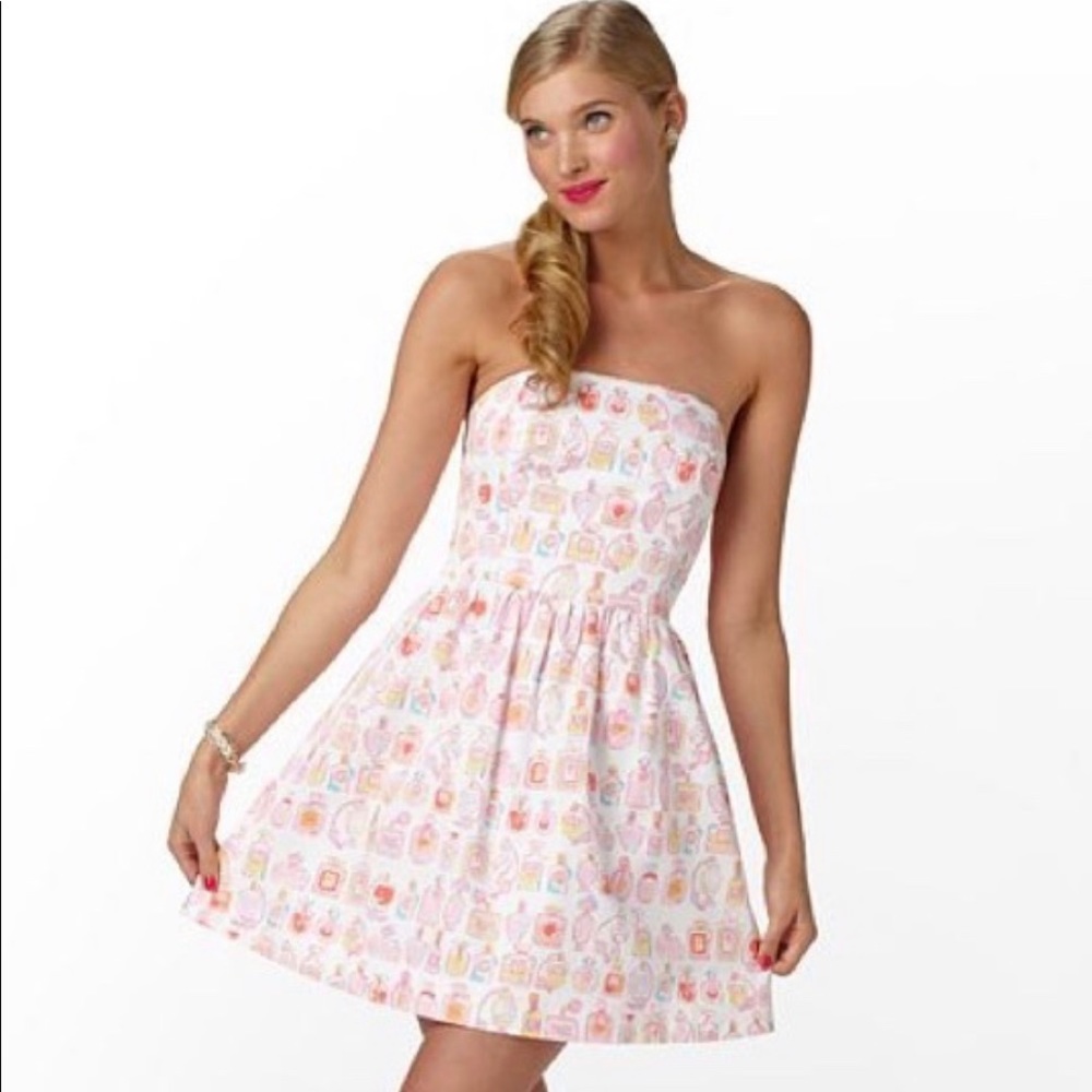 Lilly Pulitzer strapless dress